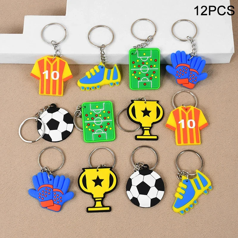 Soccer Party Bracelets Keychain | Pin Ball Maze Game Toys for Football Theme Kids Birthday