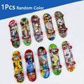 Mini Finger Skateboard Alloy Stand Fingerboard Toy | Graffiti Finger Skate Board Novelty Toys for Kids & Adult