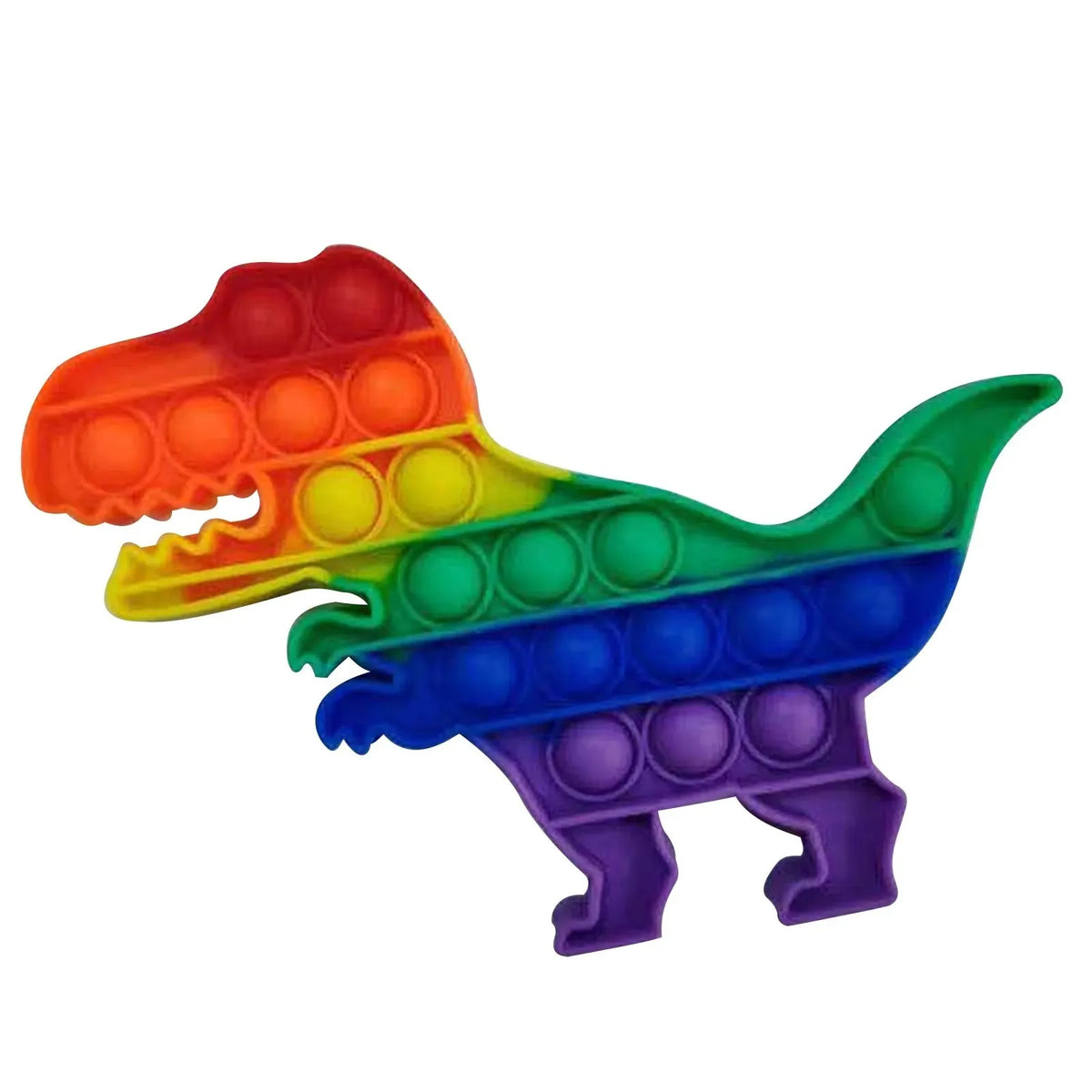 Rainbow Square Round Fidget Toys Push Bubble Sensory 20cm